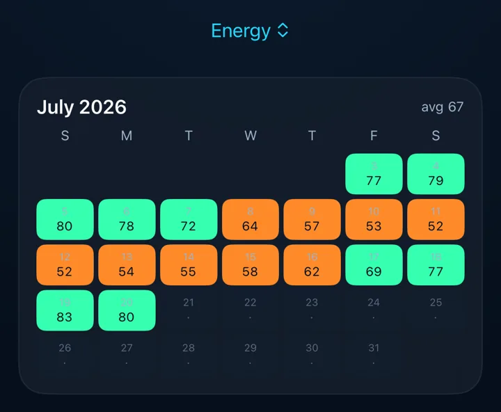 History calendar