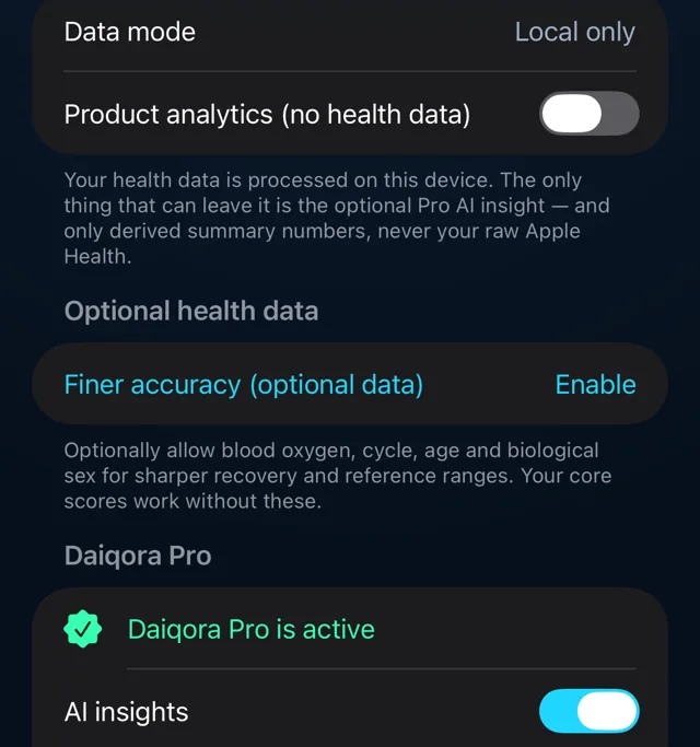 Your health data stays yours